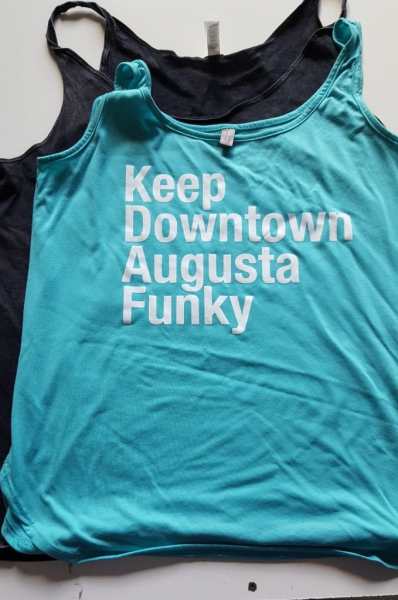 Keep Downtown Augusta Funky Tee