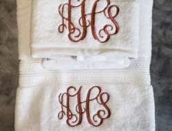 Monogram Towels